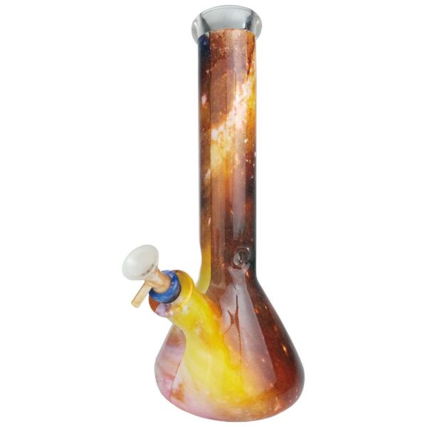 12.5"" Water Transfer Design Beaker Water Pipe - Multiple Designs Available