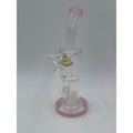 12" Illuminati Glass Double Matrix Perc Water Pipe - Colors May Vary