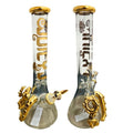 Juicy J Glass 16" Golden Squid Tentacle Water Pipe