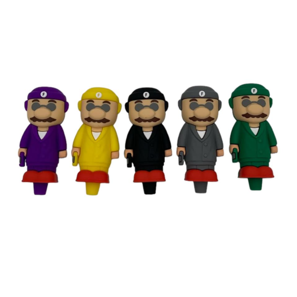 4 " Agent Character Silicone Handpipe