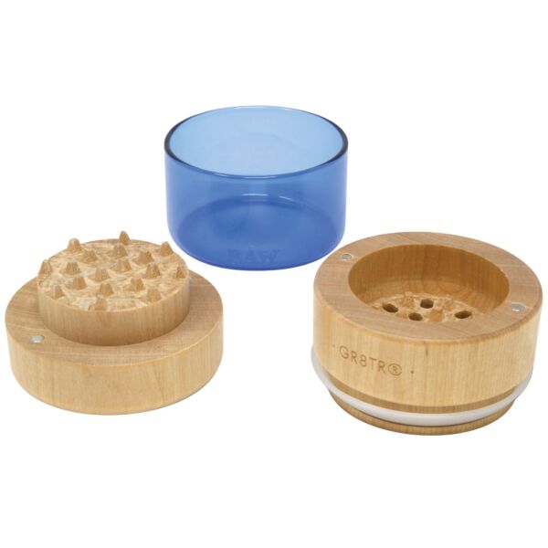 Raw Birch Wood 3pc Grinder