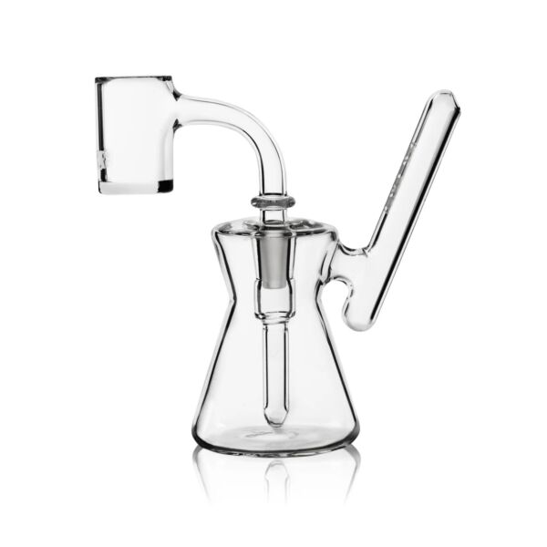 GRAV® Hourglass Pocket Bubbler Rig Clear
