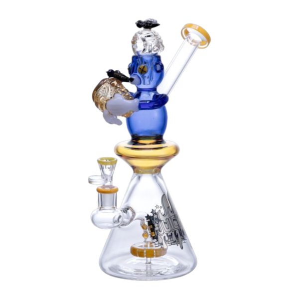 Cheech Glass Buzzed Bear's Honey Mission Water Pipe