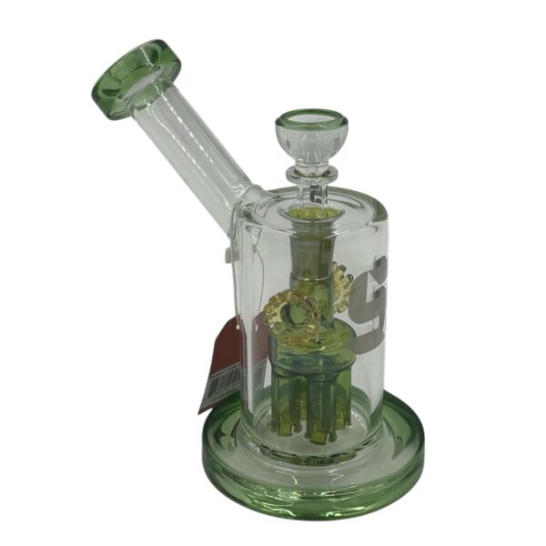 6" The Wheel Perc Silo Water Pipe