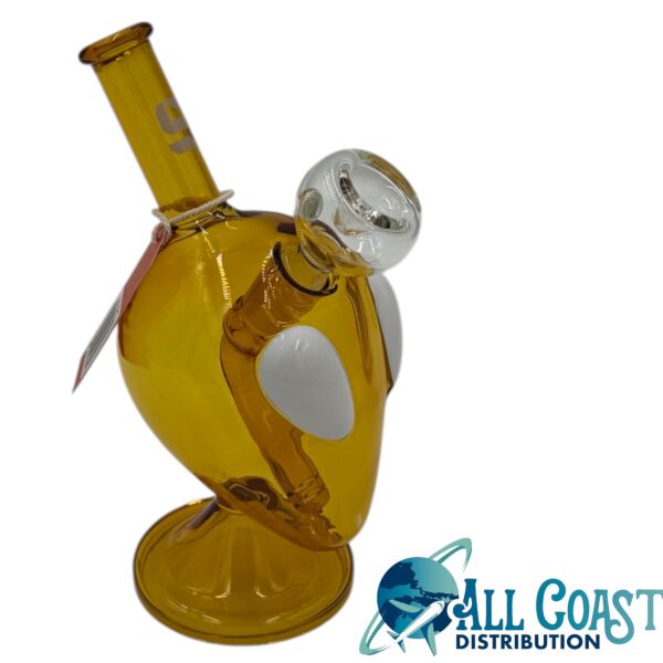 6.5" Glass Alien Vibez Water Pipe
