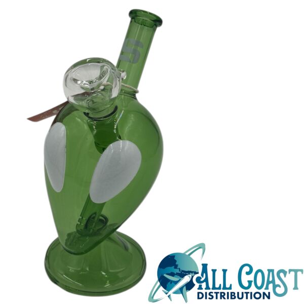 6.5" Glass Alien Vibez Water Pipe