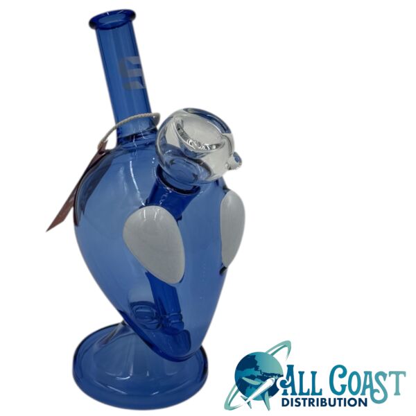 6.5" Glass Alien Vibez Water Pipe