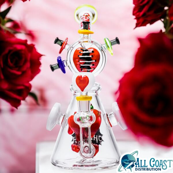 Cheech Glass Not All Hearts Are Meant To Be Broken 10 " Water Pipe