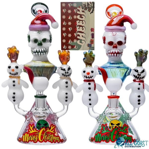 Cheech 11.5" Glass | SANTA SKELETON