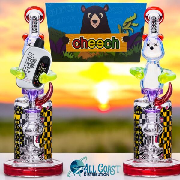 Cheech 12" Glass Bear Waterpipe
