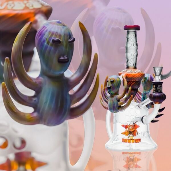 Juicy J Glass - 11.5" Final Destination Water Pipe