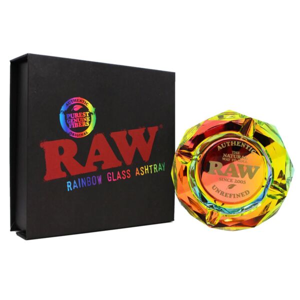 Raw Glass Ashtray