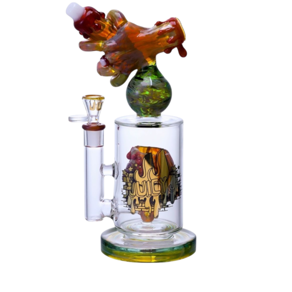 Juicy J Glass Alien Caterpillar Trapped In Science Water Pipe