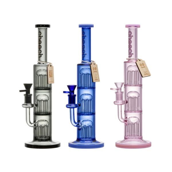 Cheech 13" Triple Raintree Perc Water Pipe